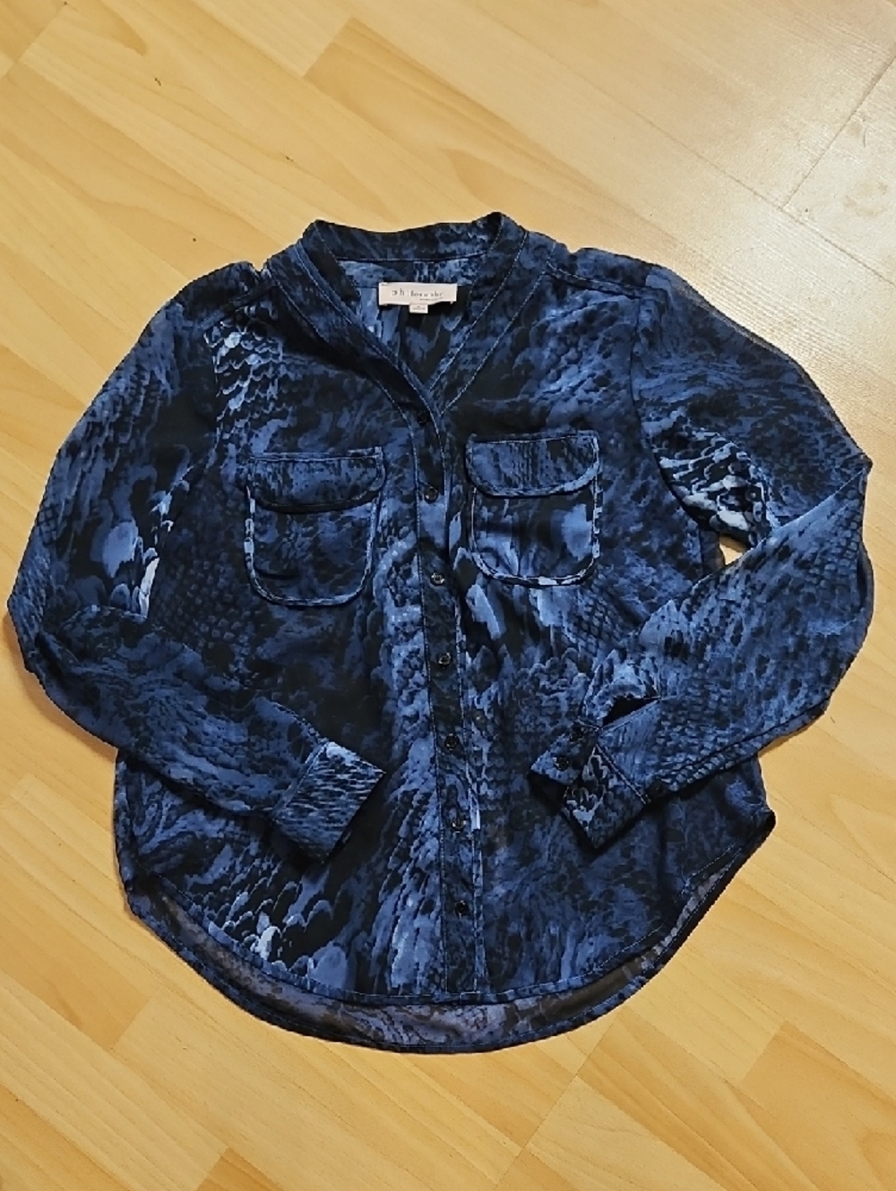 Philosophy Semi-Sheer Blouse